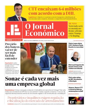 Capa de Jornal Económico