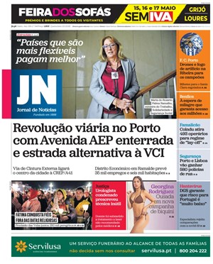 Capa de Jornal de Notícias