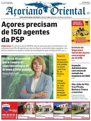 Capa de Açoriano Oriental