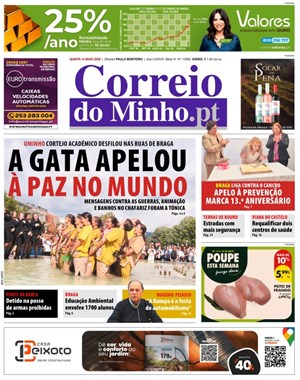 Capa de Correio do Minho