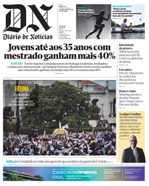 Capa de Diário de Notícias