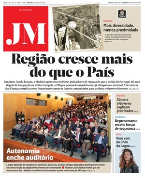 Capa de Jornal Madeira