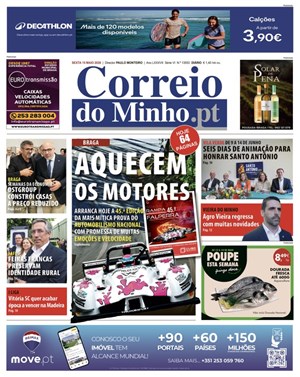 Capa de Correio do Minho