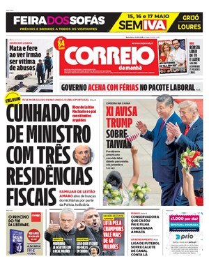Capa de Correio da Manhã
