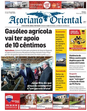 Capa de Açoriano Oriental