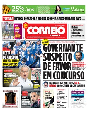 Capa de Correio da Manhã