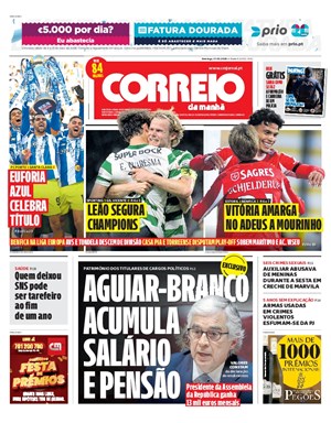 Capa de Correio da Manhã