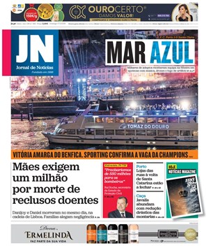 Capa de Jornal de Notícias
