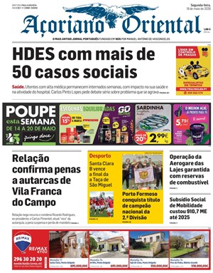 Capa de Açoriano Oriental