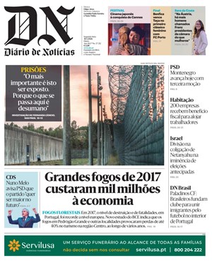 Capa de Diário de Notícias