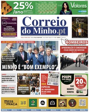 Capa de Correio do Minho