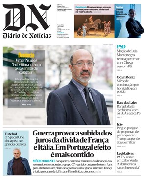 Capa de Diário de Notícias