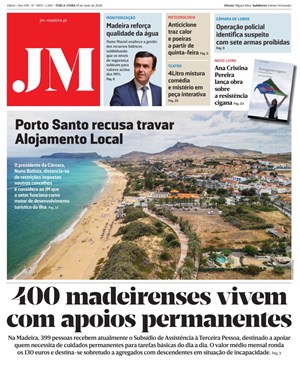 Capa de Jornal Madeira