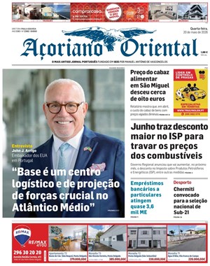 Capa de Açoriano Oriental