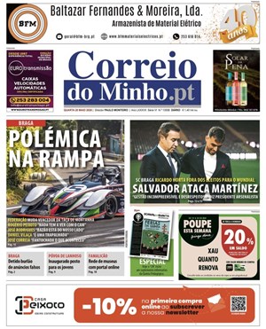 Capa de Correio do Minho