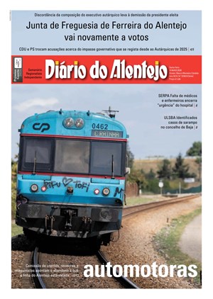 Capa de Diário do Alentejo
