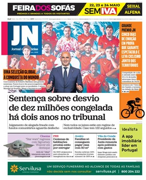 Capa de Jornal de Notícias