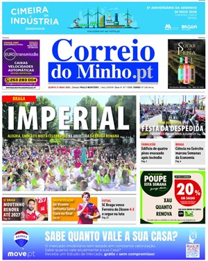 Capa de Correio do Minho