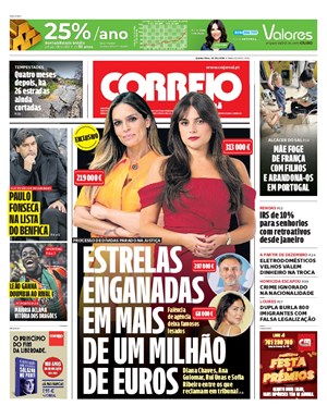 Capa de Correio da Manhã