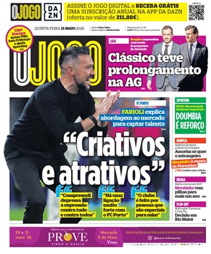 Capa de O Jogo