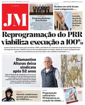 Capa de Jornal Madeira