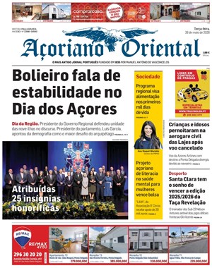 Capa de Açoriano Oriental
