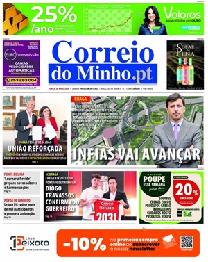Capa de Correio do Minho