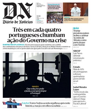 Capa de Diário de Notícias