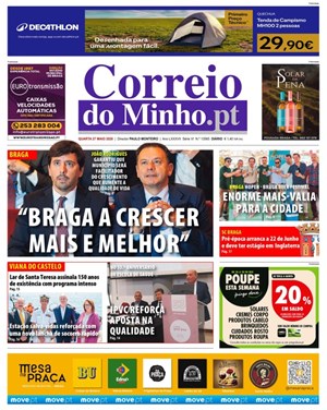 Capa de Correio do Minho