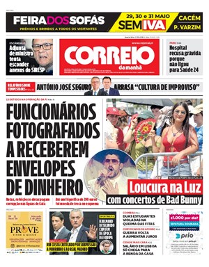 Capa de Correio da Manhã