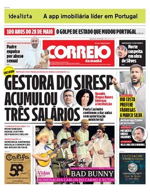 Capa de Correio da Manhã