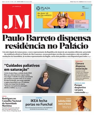 Capa de Jornal Madeira