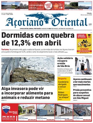 Capa de Açoriano Oriental