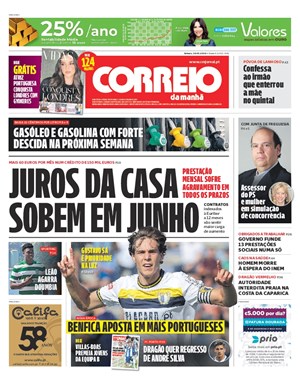 Capa de Correio da Manhã