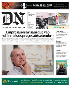 Capa de Diário de Notícias