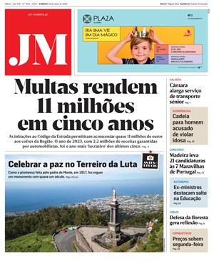 Capa de Jornal Madeira