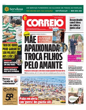 Capa de Correio da Manhã
