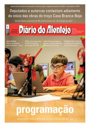Capa de Diário do Alentejo