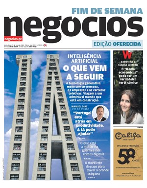Capa de Jornal Negócios