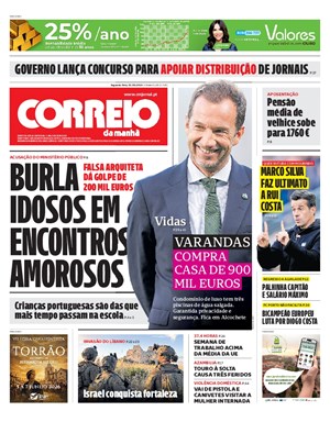 Capa de Correio da Manhã