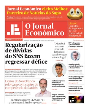 Capa de Jornal Económico