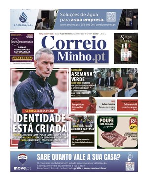 Capa de Correio do Minho