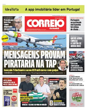 Capa de Correio da Manhã