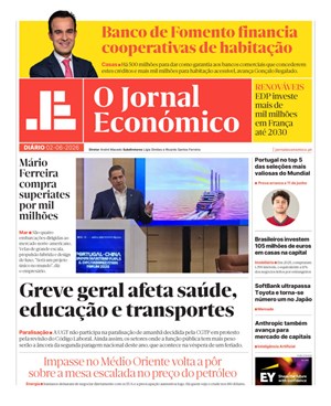 Capa de Jornal Económico