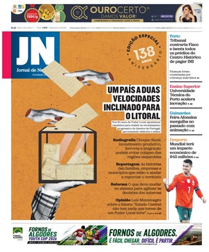 Capa de Jornal de Notícias