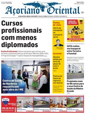 Capa de Açoriano Oriental