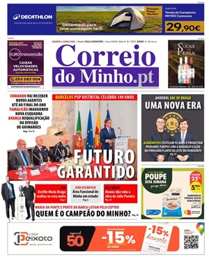 Capa de Correio do Minho