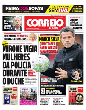 Capa de Correio da Manhã