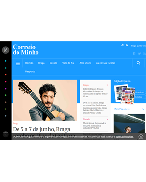 Capa de Correio do Minho