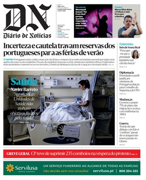 Capa de Diário de Notícias